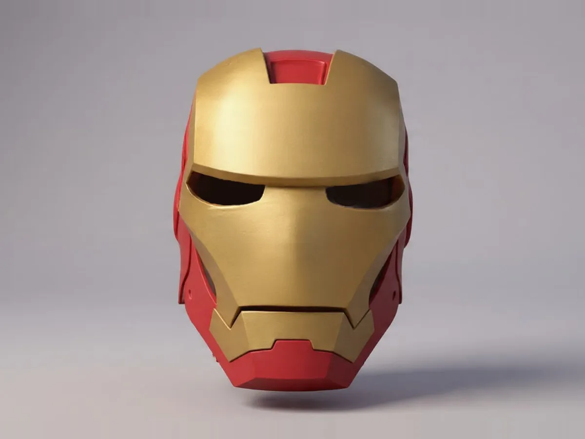 3D vizuál prilby Iron Man Mark III