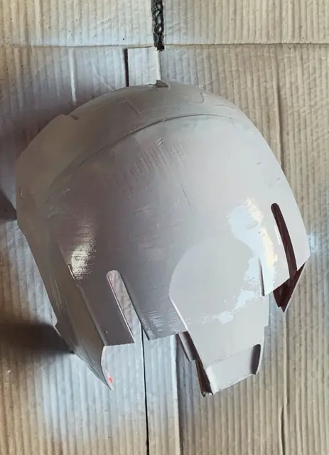 Prilba Iron Man Mark III – horná časť – pohľad zozadu